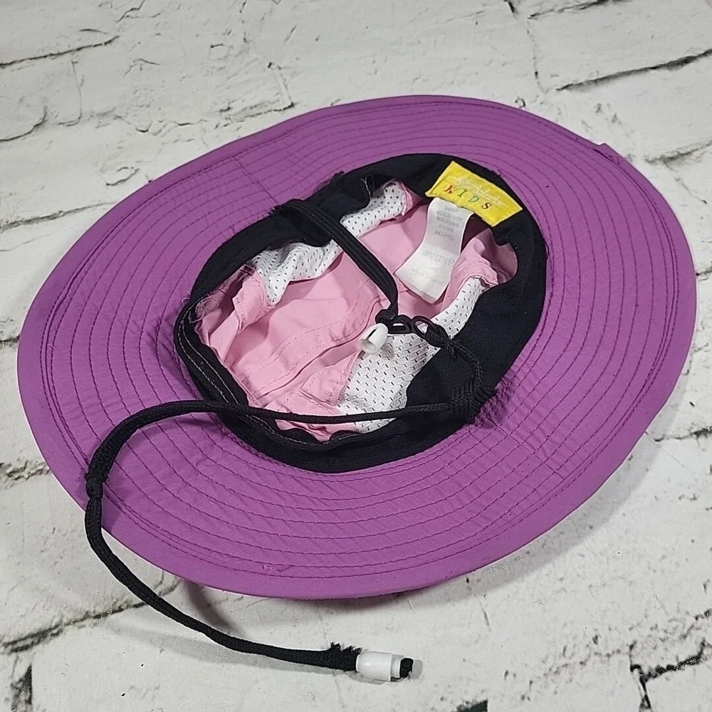 Scala Kids Bucket Hat Pink Girls Sz 4-6X